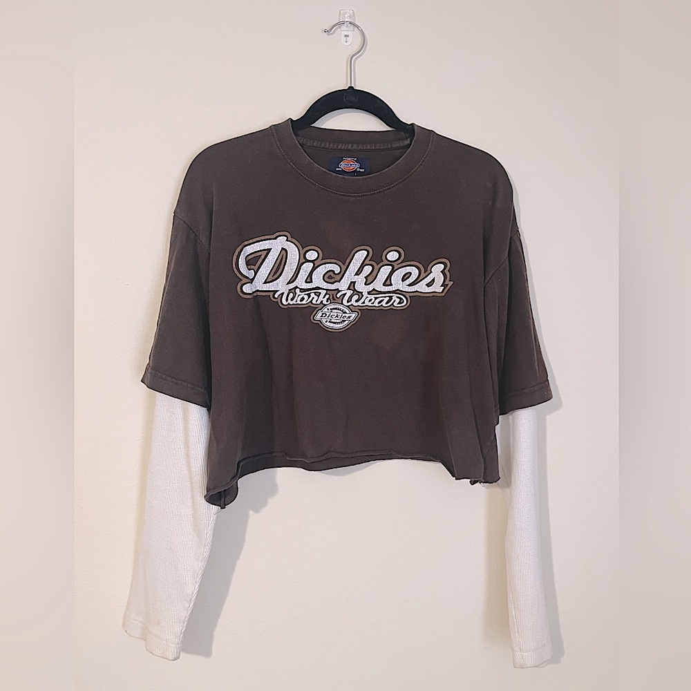 Dickies layered long-sleeve boxy crop